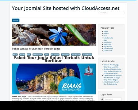 website thubmnail of Paketwisajajogja.joomla