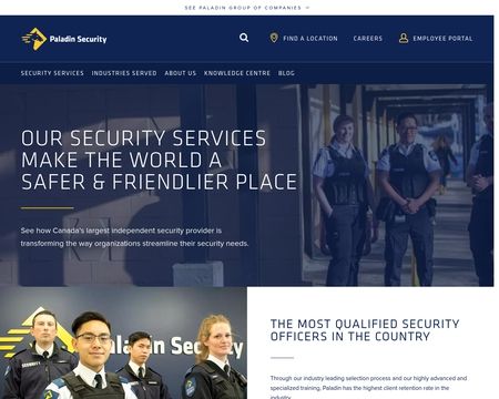 website thubmnail of Paladin Security