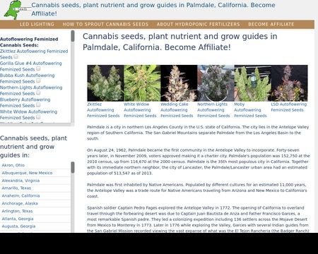website thubmnail of Palmdalecannabis.ga
