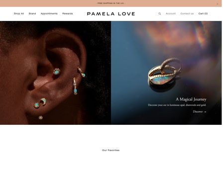website thubmnail of Pamela Love