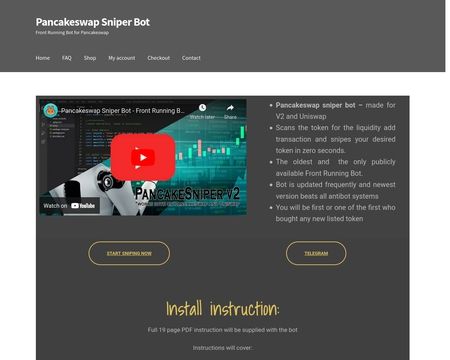 website thubmnail of Pancakesniperbot