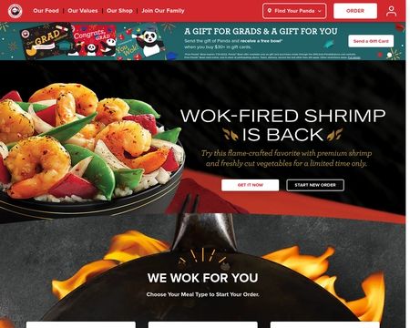 website thubmnail of Panda Express