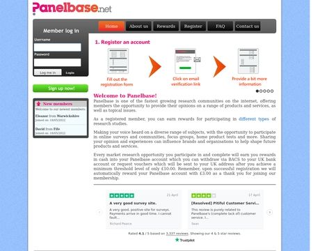 website thubmnail of Panelbase