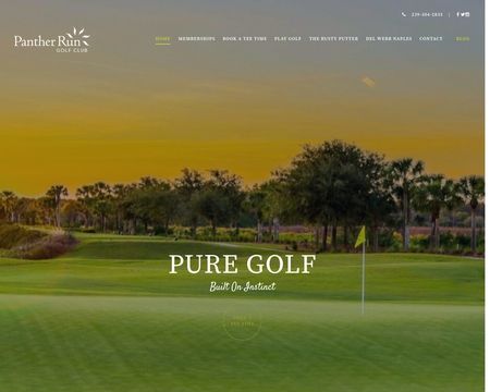 Panther Run Golf Club In Ave Maria, FL