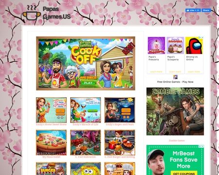 website thubmnail of Papas Games