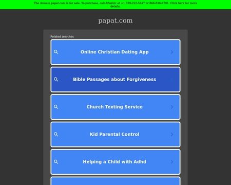 website thubmnail of Papat