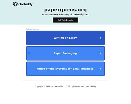 website thubmnail of Papergurus.org