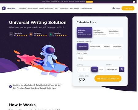 website thubmnail of Paper Help