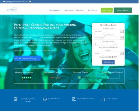 website thubmnail of Paper Help Center