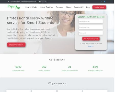 website thubmnail of Paperperhour