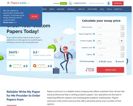 website thubmnail of Papers-Land.com