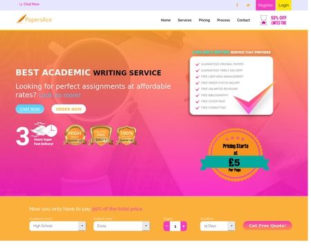website thubmnail of PapersAce
