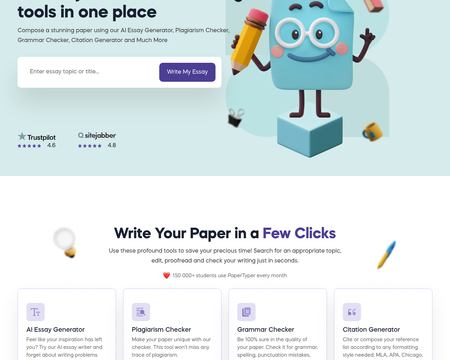 website thubmnail of PaperTyper