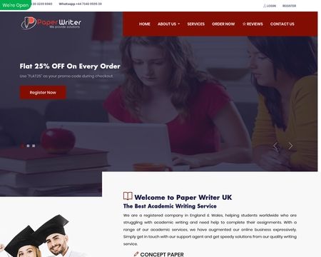 website thubmnail of PaperWriter