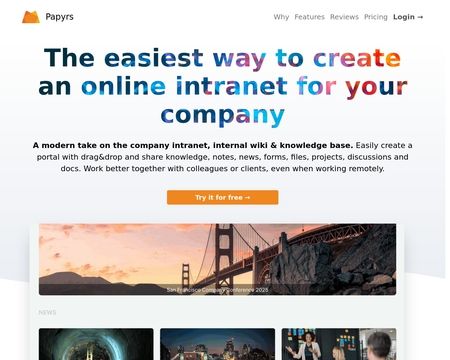 website thubmnail of Papyrs