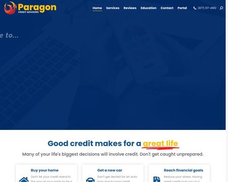website thubmnail of ParagonCreditServices