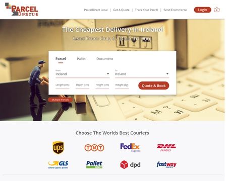 website thubmnail of Parcel Direct