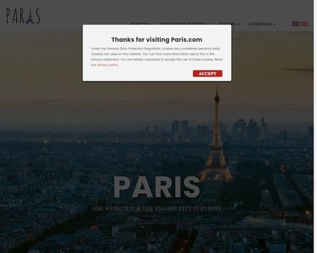 website thubmnail of Paris