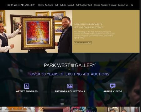 website thubmnail of Park West Gallery
