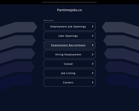 website thubmnail of Parttimejobs.co