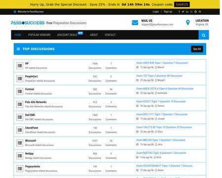website thubmnail of Pass4success