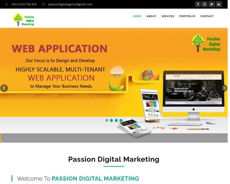 website thubmnail of Passiondigitalmarketing