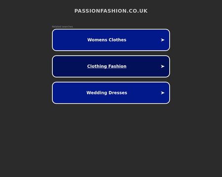 website thubmnail of PassionFashions