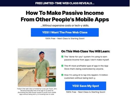 website thubmnail of Passiveapps
