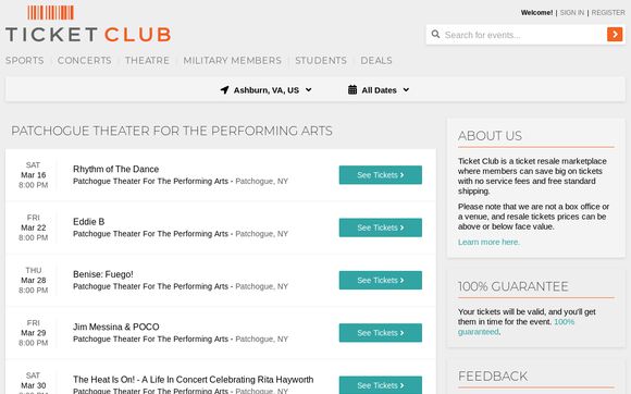 Thumbnail of Patchoguetheaterfortheperformingarts.ticketclub.com