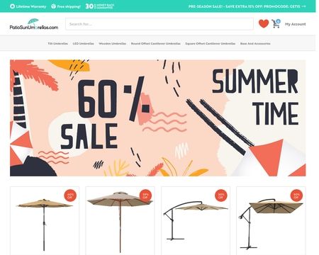 website thubmnail of PatioSunUmbrellas