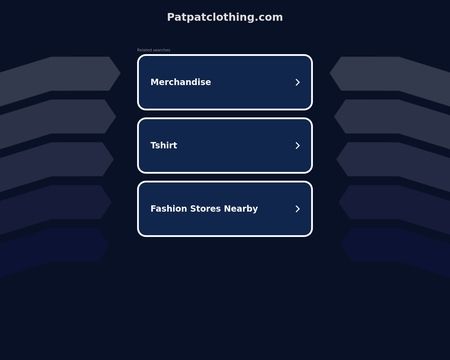 website thubmnail of pat pat clothing