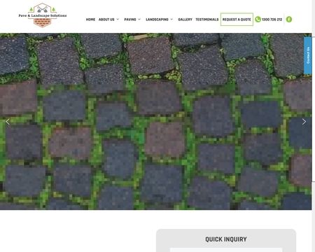 website thubmnail of Paveandlandscapesolutions.com.au