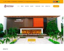 Thumbnail of Pavithramconventioncentre.com