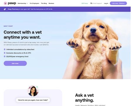 website thubmnail of Pawp