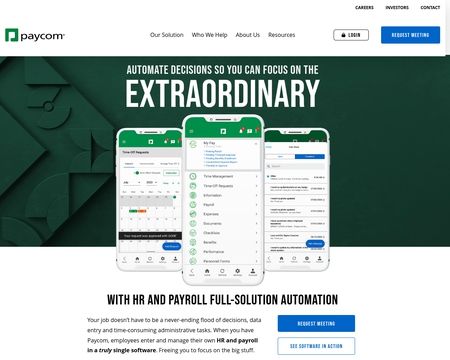 website thubmnail of Paycom