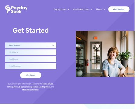 website thubmnail of Payday Seek
