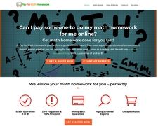 Pay For Math Homework
