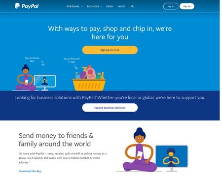 website thubmnail of Paypal.ca