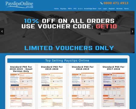website thubmnail of Payslipsonline.co.uk