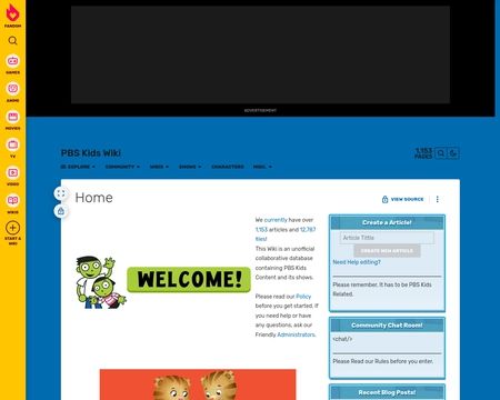 website thubmnail of Pbskids.fandom