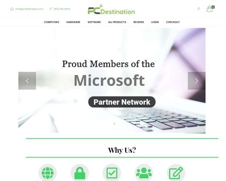 website thubmnail of Pcdestination