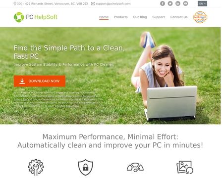 website thubmnail of PC HelpSoft