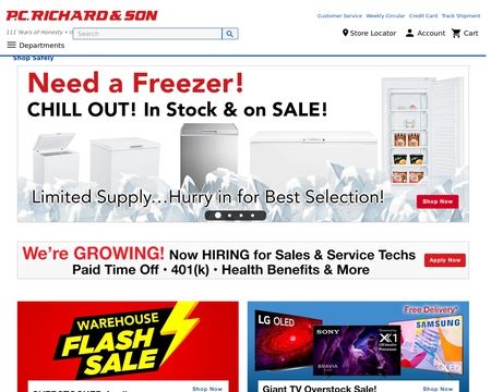 website thubmnail of PC Richard & Son