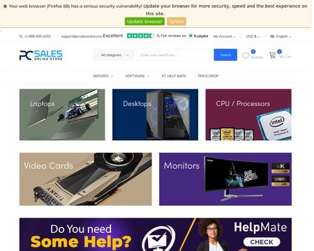 website thubmnail of Pcsalesonline