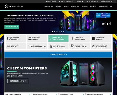 website thubmnail of PCSpecialist.co