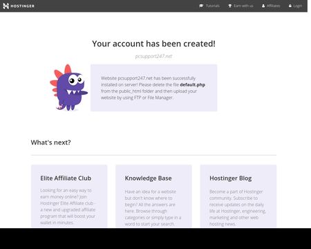 website thubmnail of PCSupport247.net