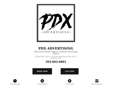 website thubmnail of PDX ADVERTISING