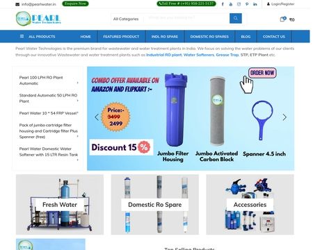 website thubmnail of Pearlwater.in