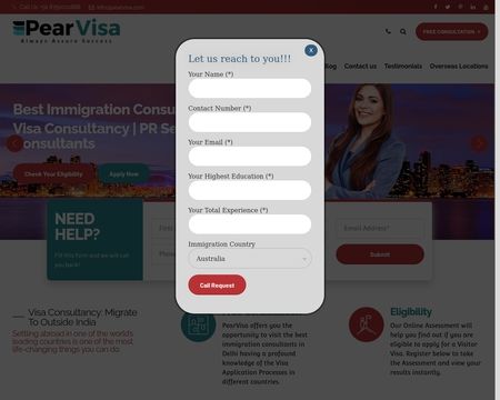 website thubmnail of PearVisa