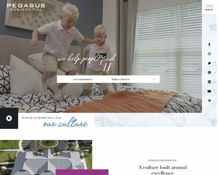 website thubmnail of Pegasus Residential